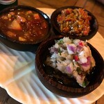 カフェバリチャンプル - 自家製サンバル3種類盛り合わせ