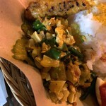 カフェバリチャンプル - ナシチャンの中の多分ラワール（ゴーヤ入りで新鮮！）