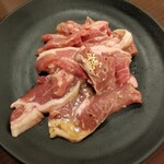 七輪焼肉 安安 - 塩ラム 390円