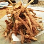 太賀 - こぼうと貝柱のかき揚げ