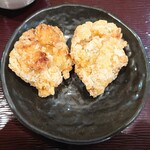 奇跡の親子丼 - 唐揚げ