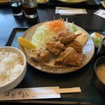 Hadakaya - とり唐定食（900円）