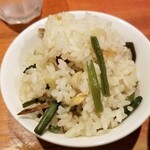 麺屋 六感堂 - 山菜ご飯