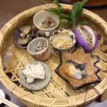 柚木元 - きのこ色々八寸