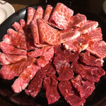 ヤキニク OHANA - 食べ飲み放題コースでのお肉