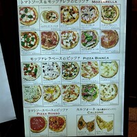 イゾラ スメラルダ - 入口横のメニュー版