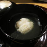 広尾 一会 - 鱧のお椀。シンプルだけど素晴らしい。