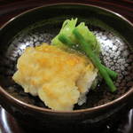 広尾 一会 - 鱧の焼きもの。炭で焼きあげたふっくらとしたもの。