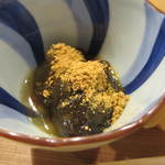 広尾 一会 - わらび餅とはまた違った美味しさでした。