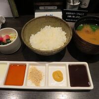 串カツとワイン 揚八 東急プラザ銀座店 - 御飯セット
