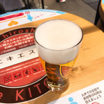 ビールスタンド重富 ekie - きめ細かな泡です。（2020.9 byジプシーくん）