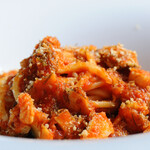 enoteca miyaji - ツブ貝のラグー 手打ちキタッラ