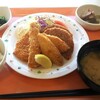 花かつみ - ミックスフライ定食