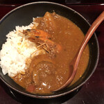ろっかん - ソフトシュリンプほたてカレー