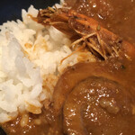 ろっかん - ソフトシュリンプほたてカレー