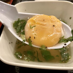 NICHINAN PHO - 温玉はヌックマムと鶏ガラかな？スープに半熟な黄身で旨い！