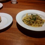 ガンバコルタ - ２品目   フジリッジ   サワラのラグソース。