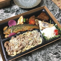 selvatico kidoguchi - 夜の和伊仏幕の内弁当 税込1900円 2020.10.4撮影