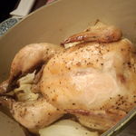 ビストロ椿 - 丸ごとひな鳥のココット蒸し