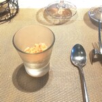 La Brianza - アメーラトマトのソルベおいしいお口直し。