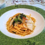 クリマ ディ トスカーナ - 本日のパスタ　バヴェッテ　館山 甲イカ　サルディーニャ カラスミ