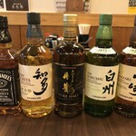 もんじゃ 大樹 - プレミアムウイスキーも多数ご用意しています。