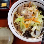 山田うどん食堂 - 野菜の旨味たっぷりそば☆