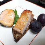 湖泉荘 - ⚫焼物「鶏肉・信州サーモン・葡萄」
