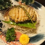 福松荘 - あわび刺身