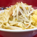 ラーメン二郎 - ラーメン小＋ニンニク多め＋白ネギ