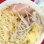 ラーメン二郎 - ラーメン小＋ニンニク多め＋白ネギ