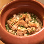 銀座 嘉.Yoshi - アイナメとマコモ茸のご飯