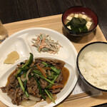 家庭料理　かわじ - ♪牛スタミナ炒め定食 ￥600
