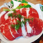 Senningoya - 鮮やかな熊肉と鹿肉