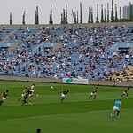 秩父宮ラグビー場 売店 - このキックオフで涙出たわ。