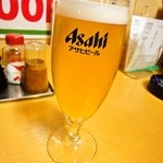 大都会 - グラスビール　150円