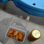 秩父宮ラグビー場 売店 - 会いたかったぜ秩父宮唐揚げ！