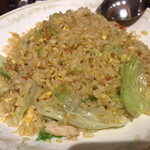 広東料理「桃李」 - 蟹とレタスチャーハン