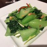 広東料理「桃李」 - 青梗菜炒め