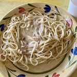 軽食喫茶 どんぐり - カルボナーラスパゲティー
