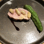 テアトロ ディ マッサ - 豚さんとピーナツと万願寺。