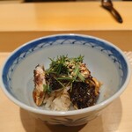 鮨 はしもと - 秋刀魚飯