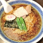 はつね - ラーメン（￥600）大盛（￥100）2012/7/10