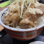 しれとこ食堂 - 唐揚げ丼。これでミニ