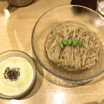 饗 くろ喜 - 限定「枝豆『秘伝』のつけそば」1600円