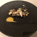 COUCAGNO - 太刀魚と松茸のタルティーヌ