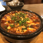 中華料理 金海閣 - モツ入り麻婆豆腐