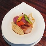 Lung King Heen - X.O.醬紫洋葱花枝巻