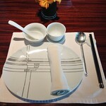 Lung King Heen - テーブルセッティング