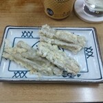 伊勢屋酒店 - ゴボウの天ぷら。